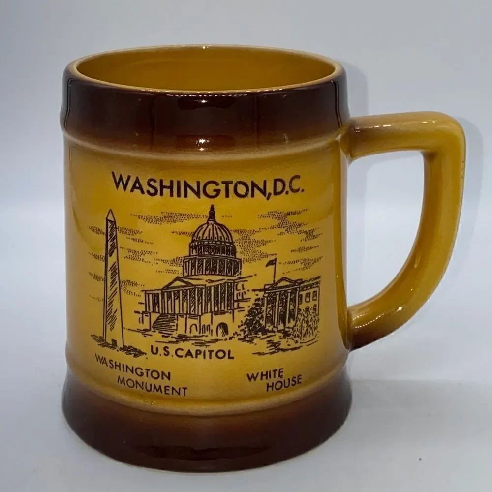 Vintage Ceramic Washington DC Mug